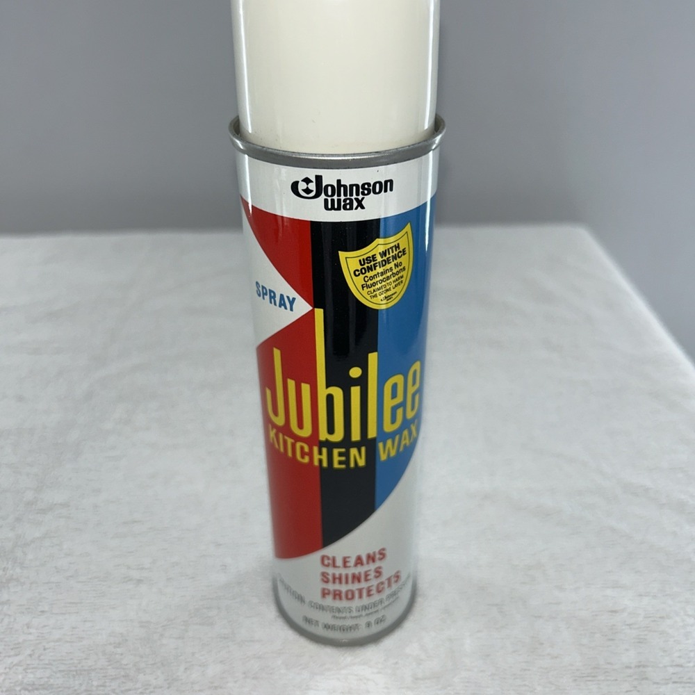 Rare Vintage 1992 JUBILEE Johnson Wax Kitchen Wax & Cleaner 9oz can